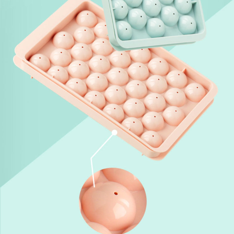 Jelly Ball Ice Ball Making Mold with Lid