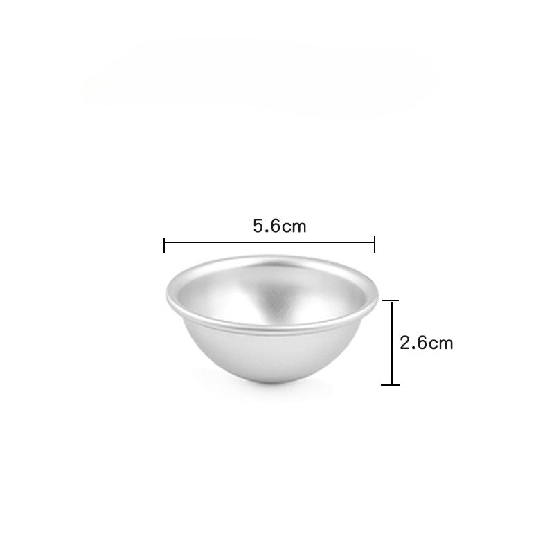 Mini Aluminum Hemisphere Pan Mochi Mold