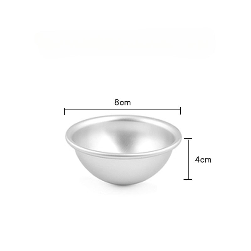 Mini Aluminum Hemisphere Pan Mochi Mold