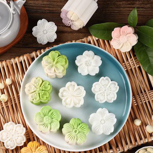 Cherry Blossom Mooncake Mould Set