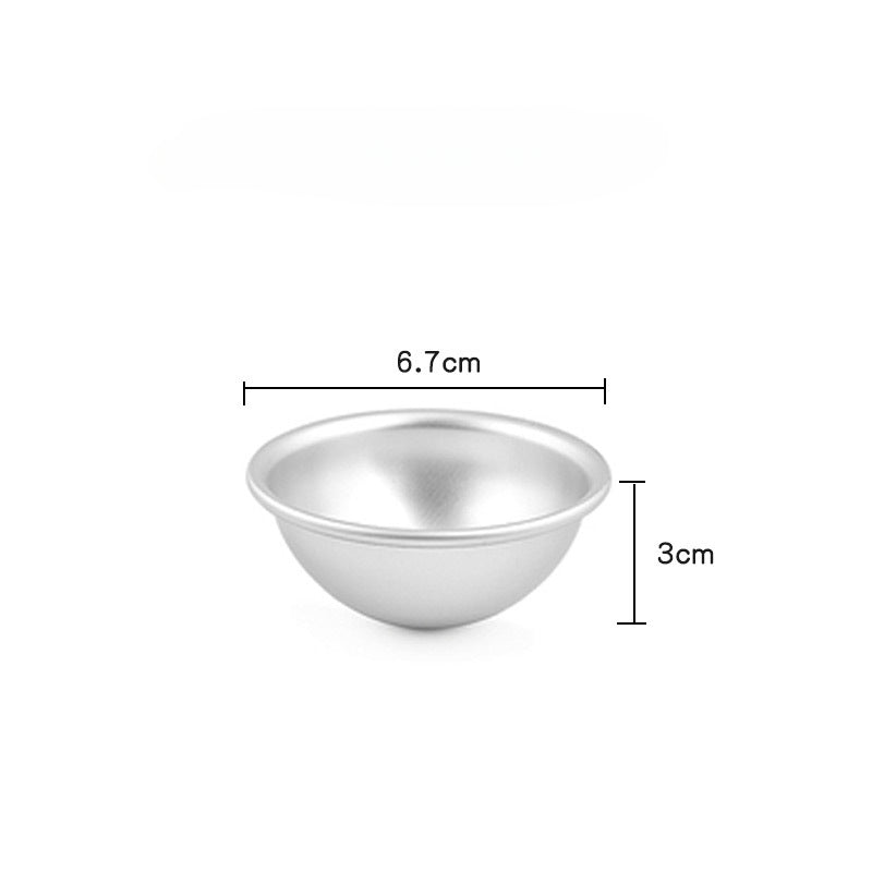 Mini Aluminum Hemisphere Pan Mochi Mold