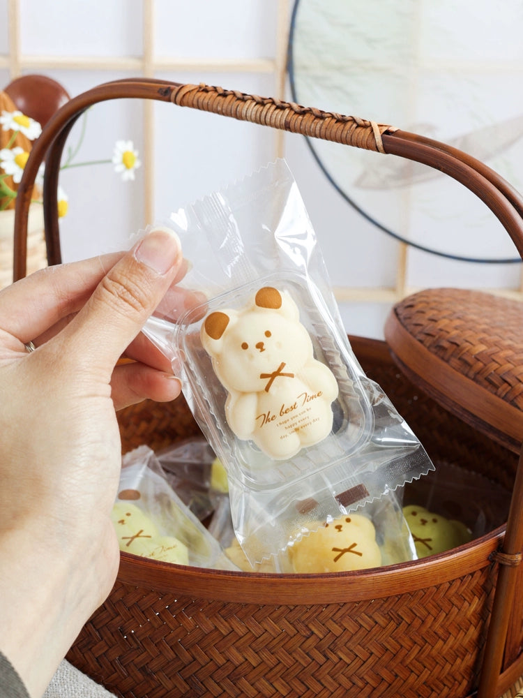 Bear Shaped Hand Pressed Mung Bean Cake Mold