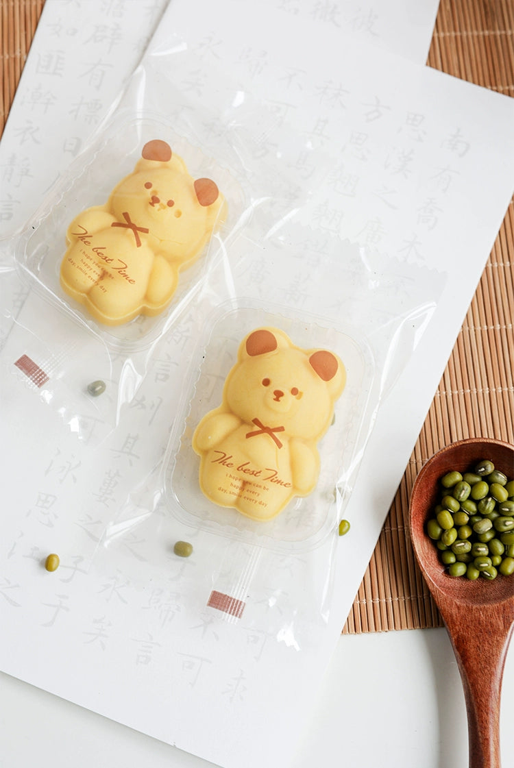 Bear Shaped Hand Pressed Mung Bean Cake Mold