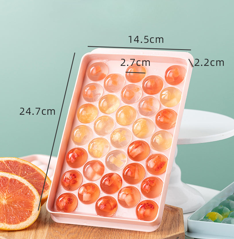 Jelly Ball Ice Ball Making Mold with Lid