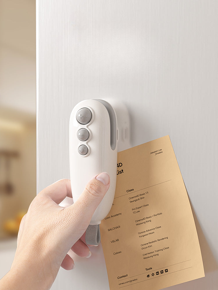 Handheld 2 in 1 Mini Bag Sealer with Cutter