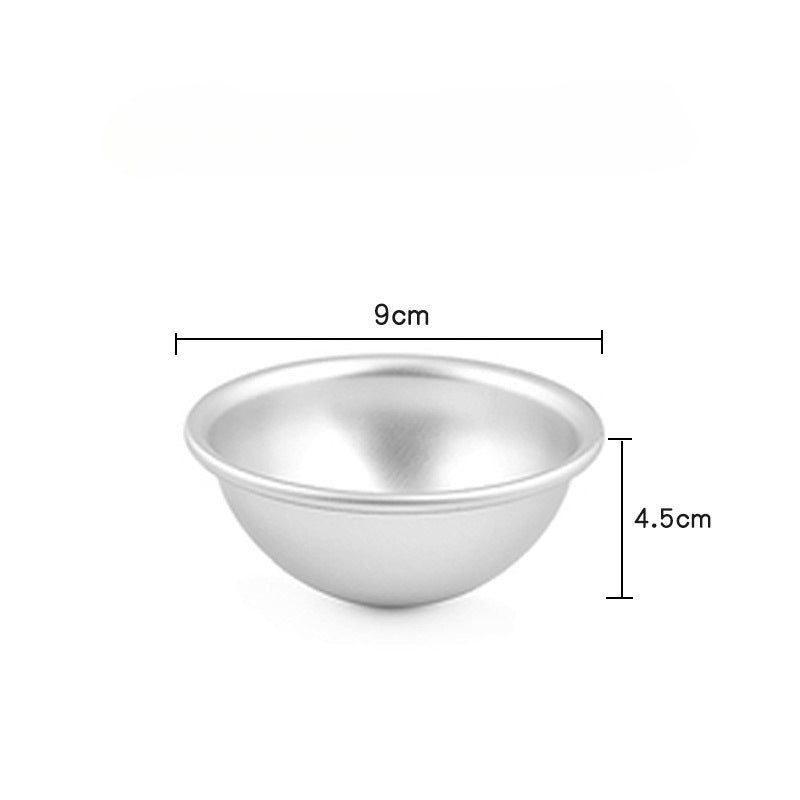 Mini Aluminum Hemisphere Pan Mochi Mold