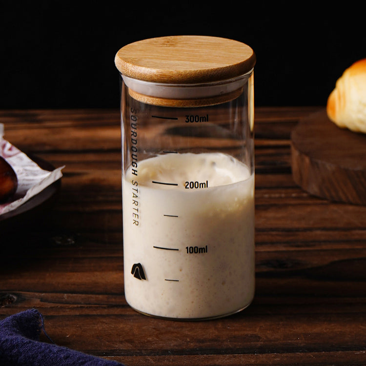 Sourdough Starter Jar for Easy Bread Baking