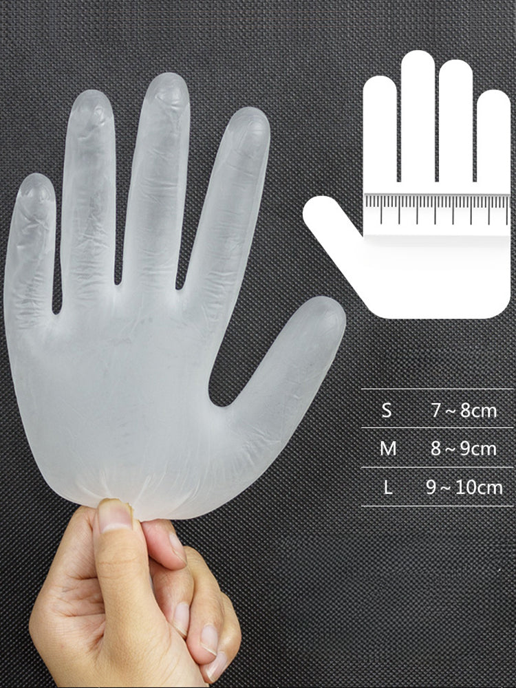 Latex & Powder Free Disposable Plastic Gloves 20Pcs