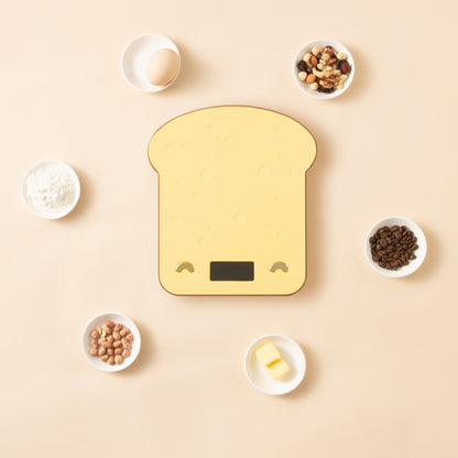 Toast-shaped Digital Baking Kitchen Scale