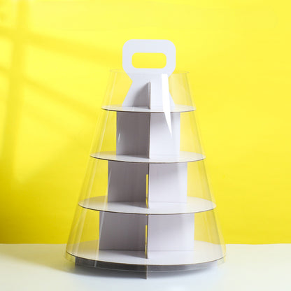 Cupcake Take Out Tower Stand with Cover