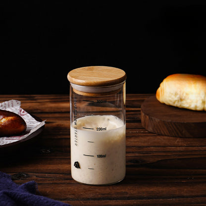 Sourdough Starter Jar for Easy Bread Baking