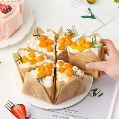 100pcs Wax Paper Sheets for Separating Cakes