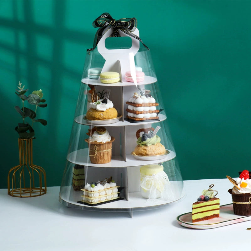 Cupcake Take Out Tower Stand with Cover