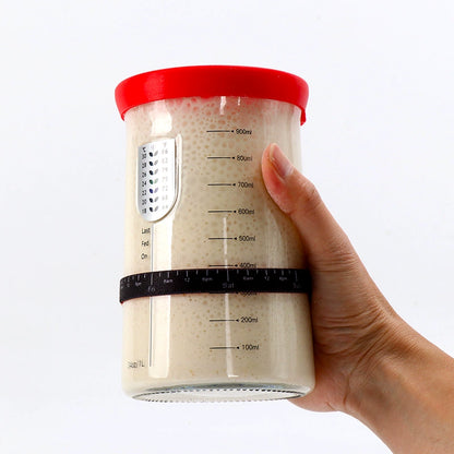 34 oz Glass Sealed Sourdough Starter Cultivation Jar