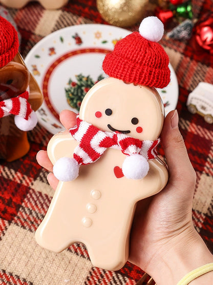 5Pcs Disposable Gingerbread Man Juice Bottle