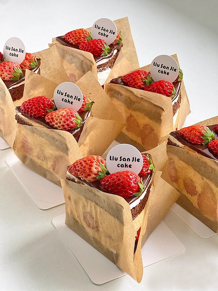 100pcs Wax Paper Sheets for Separating Cakes