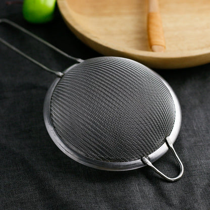 3Pcs Stainless Steel Fine Mesh Strainer with Handle