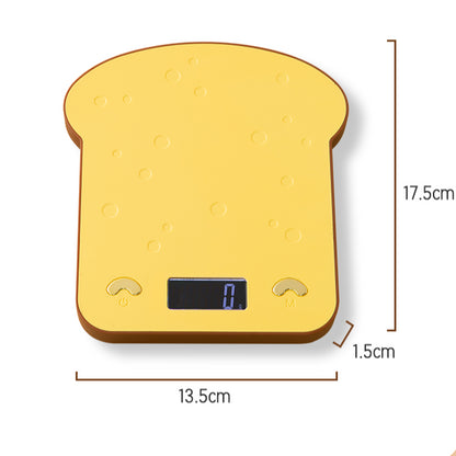 Toast-shaped Digital Baking Kitchen Scale