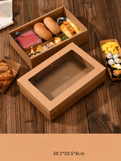 Large Disposable Picnic Takeout Box Set of 10