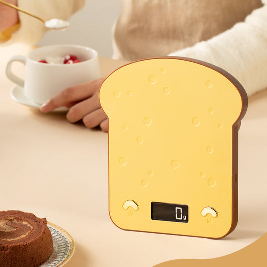 Toast-shaped Digital Baking Kitchen Scale